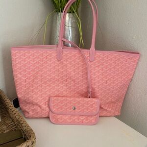💕Pink Tote Bag with Matching Pouch💕